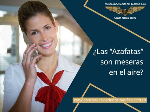 ¿Las Azafatas son meseras en el aire?